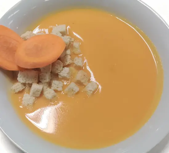 Крем супа от моркови 